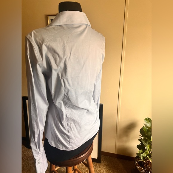 Karl lagerfeld light blue non iron button down shirt - Picture 2 of 11
